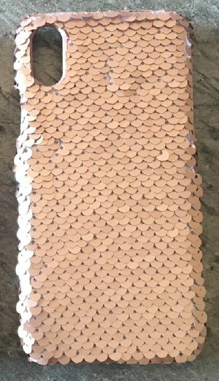 Benjamins - Paillettes iPhone XS Max (white/silver)