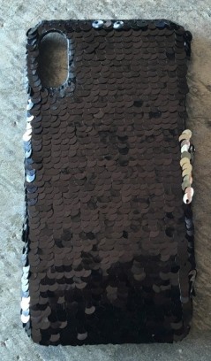 Benjamins - Paillettes iPhone XS Max (black/silver)