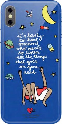 Silvia Tosi - Quotes Case iPhone X/XS (space)