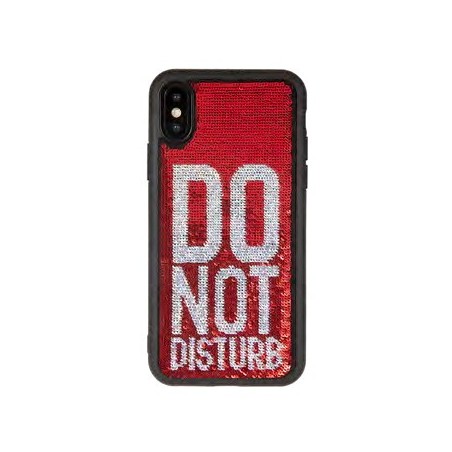Benjamins - Sequins Quote iPhone X/XS (do not disturb)
