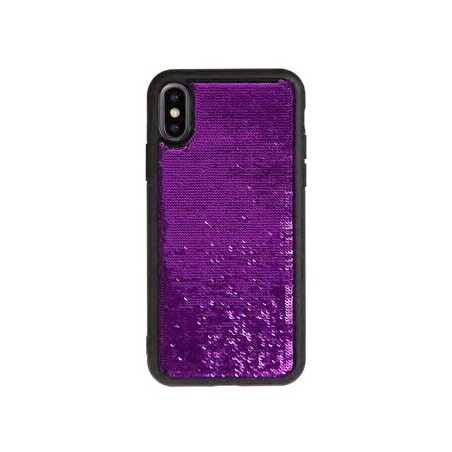 Benjamins - Sequins Case iPhone XS Max (violet/black)
