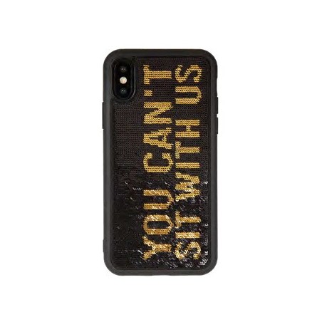 Benjamins - Sequins Quote iPhone XS Max (can't sit with us)