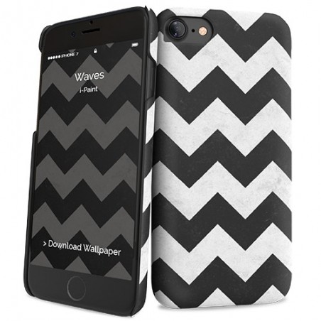 i-Paint - Hard Case iPhone SE/8/7 (waves)