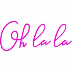 Candy Shock - Led Sign  40 Oh La La (pink)