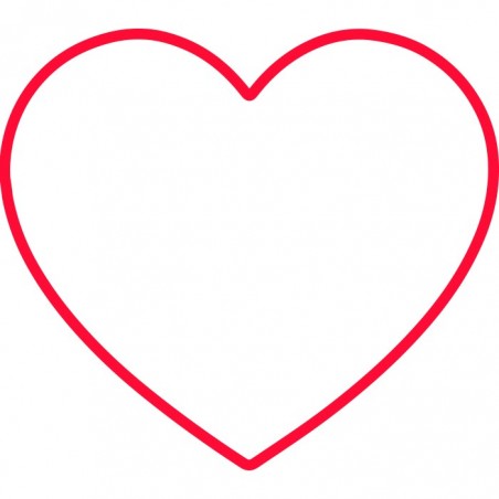 Candy Shock - Led Sign  40 Small Heart (red)