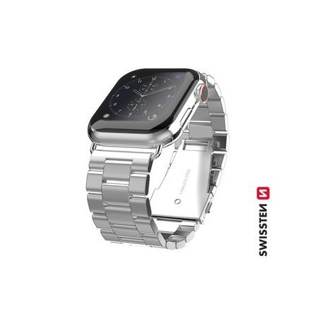 Swissten - Metal Band for Apple Watch 38-40mm (silver)