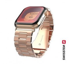 Swissten - Metal Band for Apple Watch 42-44mm (rose gold)