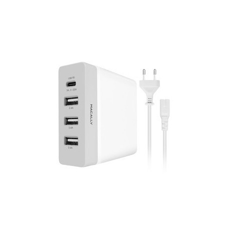 Macally - AC Charger 72W (3xUSB + USB-C)
