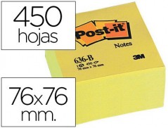 BLOCO NOTAS POST-IT ADESIVAS 76 X 76 X 45 MM