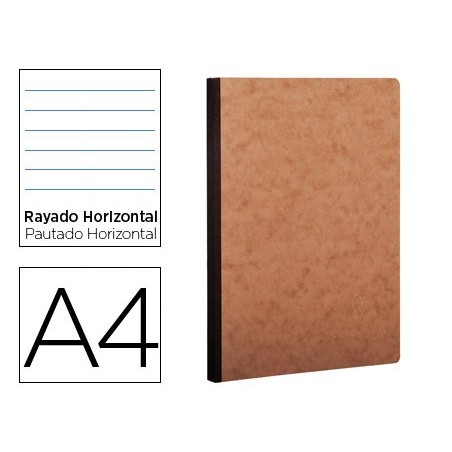 CADERNO MOLESKINE CAPA CARTOLINA A4 PAUTADO 5 MM 96 FOLHAS C