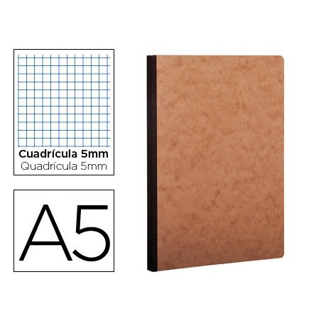 CADERNO MOLESKINE CAPA CARTOLINA A5 QUADRICULADO 5 MM 96 FOL