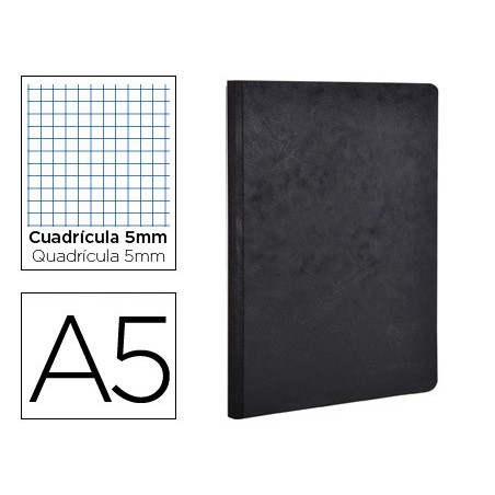 CADERNO MOLESKINE CAPA CARTOLINA A5 QUADRICULADO 5 MM 96 FOL