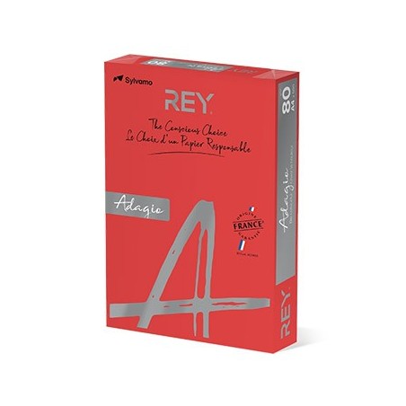Papel Fotocopia Adagio(cd22) A4 80gr (Vermelho Intenso) 1x50