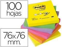 BLOCO NOTAS ADESIVAS POST-IT SORTIDO. 76 X 76 MM
