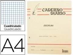 CADERNO DIARIO PENA QUADRICULADO AGRAF A4 40 FLS