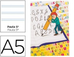 CADERNO DE CALIGRAFIA AGRAF A5 2 LINHAS 60 GRS 20 FLS