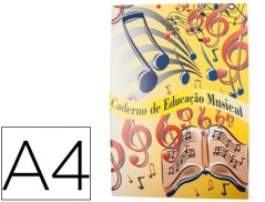 CADERNO DE MUSICA A4 AGRAF 60 GRS 20 FLS