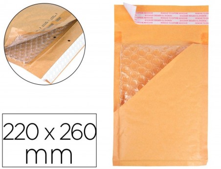 10un ENVELOPE BORBULHAS 220X260MM