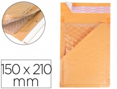 ENVELOPE BORBULHAS Q-CONNECT CREME C/0 150X210 MM CAIXA DE 1