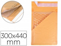 ENVELOPE BORBULHAS Q-CONNECT CREME J/6 300X440 MM CAIXA DE 5