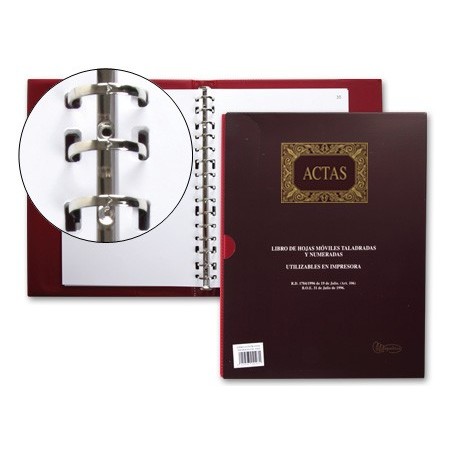 LIVRO MIQUELRIUS DIN A4 -ATAS -COM 100 FOLHAS MOVEIS