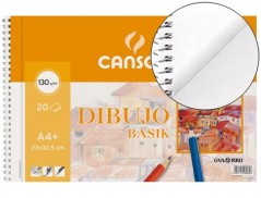 BLOCO DESENHO CANSON BASIK DIN A4 ESPIRAL 23 X 32.5 CM 20 FO