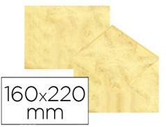 ENVELOPES FANTASIA MARMOREADOS AMARELO 160X220 MM 90 GR EMBA