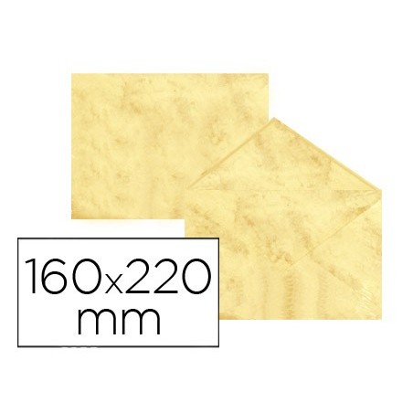 ENVELOPES FANTASIA MARMOREADOS AMARELO 160X220 MM 90 GR EMBA