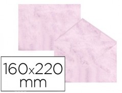 ENVELOPES FANTASIA MARMOREADOS ROSA 160X220 MM 90 GR EMBALAG