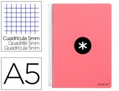 CADERNO ESPIRAL LIDERPAPEL A5 ANTARTIK CAPA DURA 80F 100 GR
