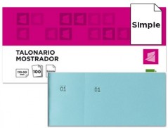 BLOCOS DE TALOES LIDERPAPEL 6/4 AZUL