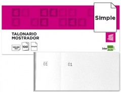 BLOCOS DE TALOES LIDERPAPEL 1/3 BRANCO