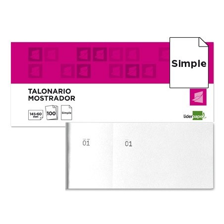 BLOCOS DE TALOES LIDERPAPEL 1/3 BRANCO