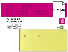 BLOCOS DE TALOES LIDERPAPEL 1/3 AMARELO