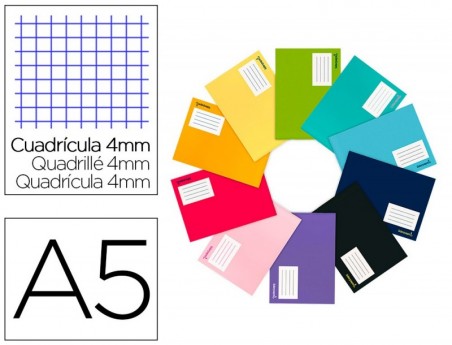 CADERNO ESCOLAR LIDERPAPEL 32 FOLHAS QUARTO AO BAIXO QUADRIC