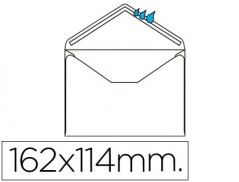 ENVELOPE C6. 114X162 MM BRANCO