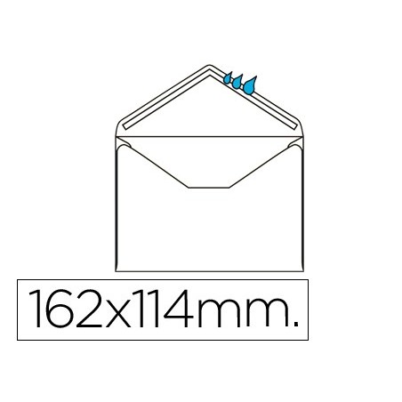 ENVELOPE C6. 114X162 MM BRANCO