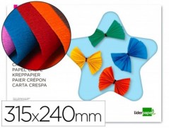 BLOCO TRABALHOS MANUAIS LIDERPAPEL FOLIO PAPEL CREPE 10 FOLH