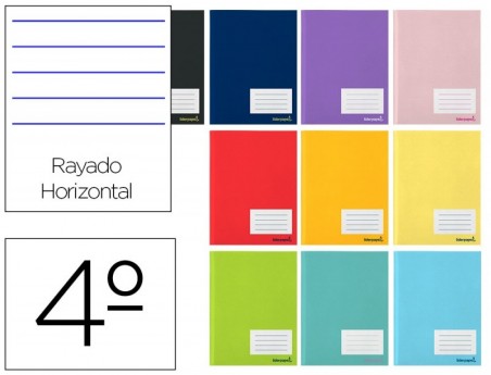 CADERNO ESCOLAR AGRAFADO LIDERPAPEL 80 FOLHAS DIN A5 PAUTADO