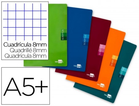 CADERNO ESCOLAR LIDERPAPEL SCRIPTUS 48 FOLHAS DIN A5 QUADRIC