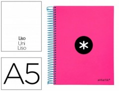 CADERNO ESPIRAL LIDERPAPEL A5 MICRO ANTARTIK CAPA FORRADA 12