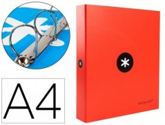 2un PASTA DE 4 ANEIS 40 MM MISTOS LIDERPAPEL ANTARTIK A4 FOR