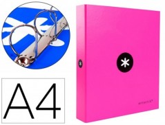 2un PASTA DE 4 ANEIS 40 MM MISTOS LIDERPAPEL ANTARTIK A4 FOR