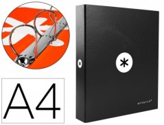 2un PASTA DE 4 ANEIS 40 MM MISTOS LIDERPAPEL ANTARTIK A4 FOR