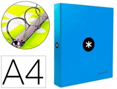 2un PASTA DE 4 ANEIS 40 MM MISTOS LIDERPAPEL ANTARTIK A4 FOR