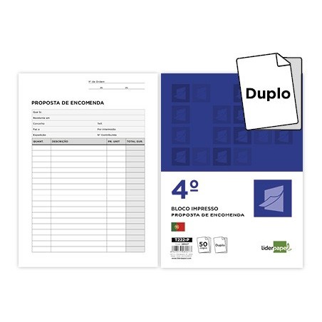 5un BLOCO ENCOMENDAS DUPLICADO155X215  MM