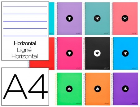 12un CADERNO ESPIRAL LIDERPAPEL A4 MICRO ANTARTIK CAPA FORRA