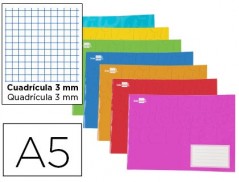 CADERNO ESCOLAR AGRAFADO LIDERPAPEL 32 FOLHAS DIN A5 QUADRIC