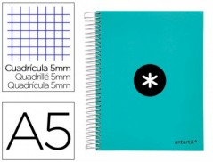 CADERNO ESPIRAL LIDERPAPEL A5 MICRO ANTARTIK CAPA FORRADA 12