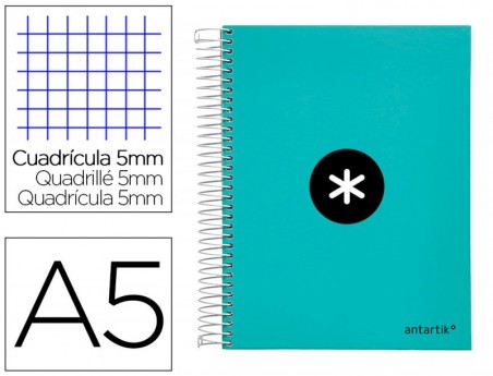 CADERNO ESPIRAL LIDERPAPEL A5 MICRO ANTARTIK CAPA FORRADA 12